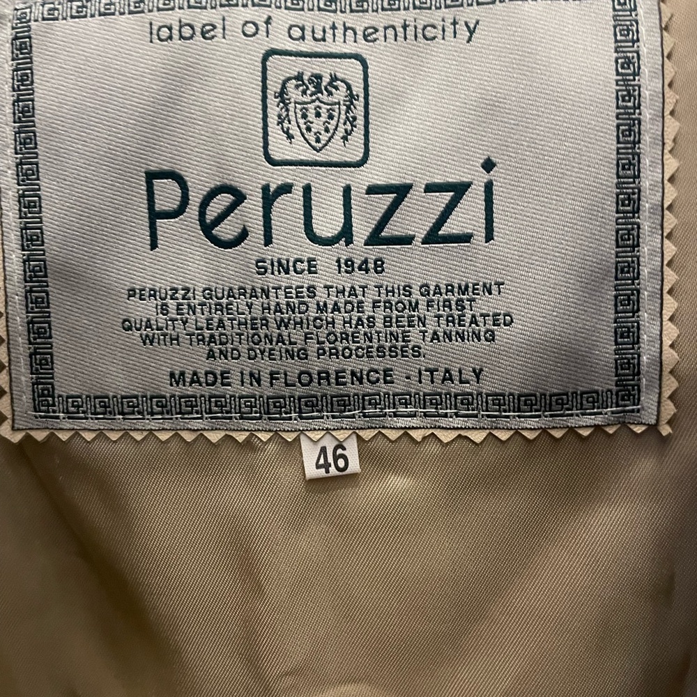 Peruzzi leather jacket - Picture 4 of 7